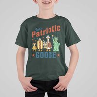 Just A Patriotic Goose T Shirt For Kid America 250th Anniversary
