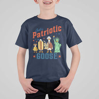Just A Patriotic Goose T Shirt For Kid America 250th Anniversary