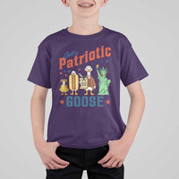 Just A Patriotic Goose T Shirt For Kid America 250th Anniversary