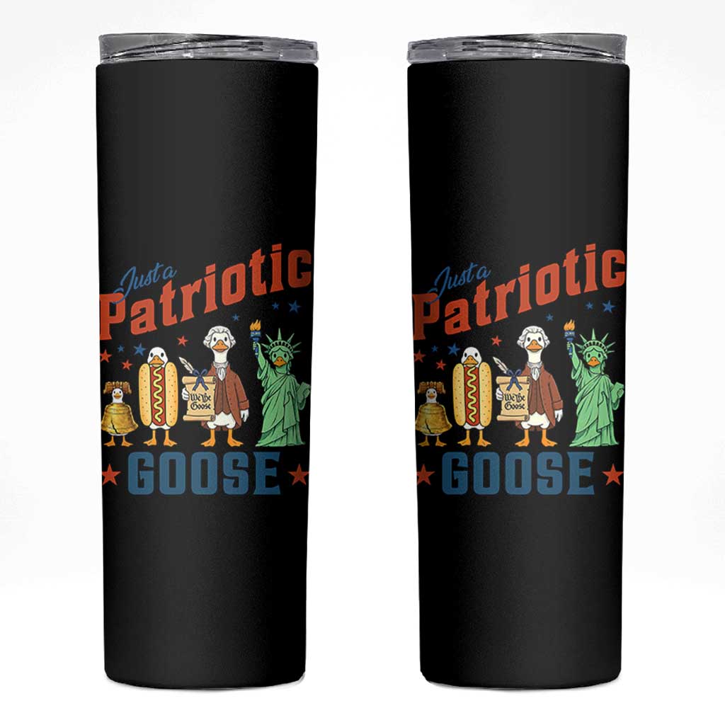 Just A Patriotic Goose Skinny Tumbler America 250th Anniversary