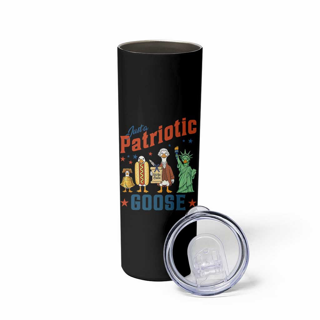 Just A Patriotic Goose Skinny Tumbler America 250th Anniversary