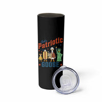 Just A Patriotic Goose Skinny Tumbler America 250th Anniversary