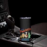 Just A Patriotic Goose Skinny Tumbler America 250th Anniversary