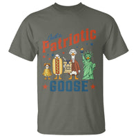 Just A Patriotic Goose T Shirt America 250th Anniversary