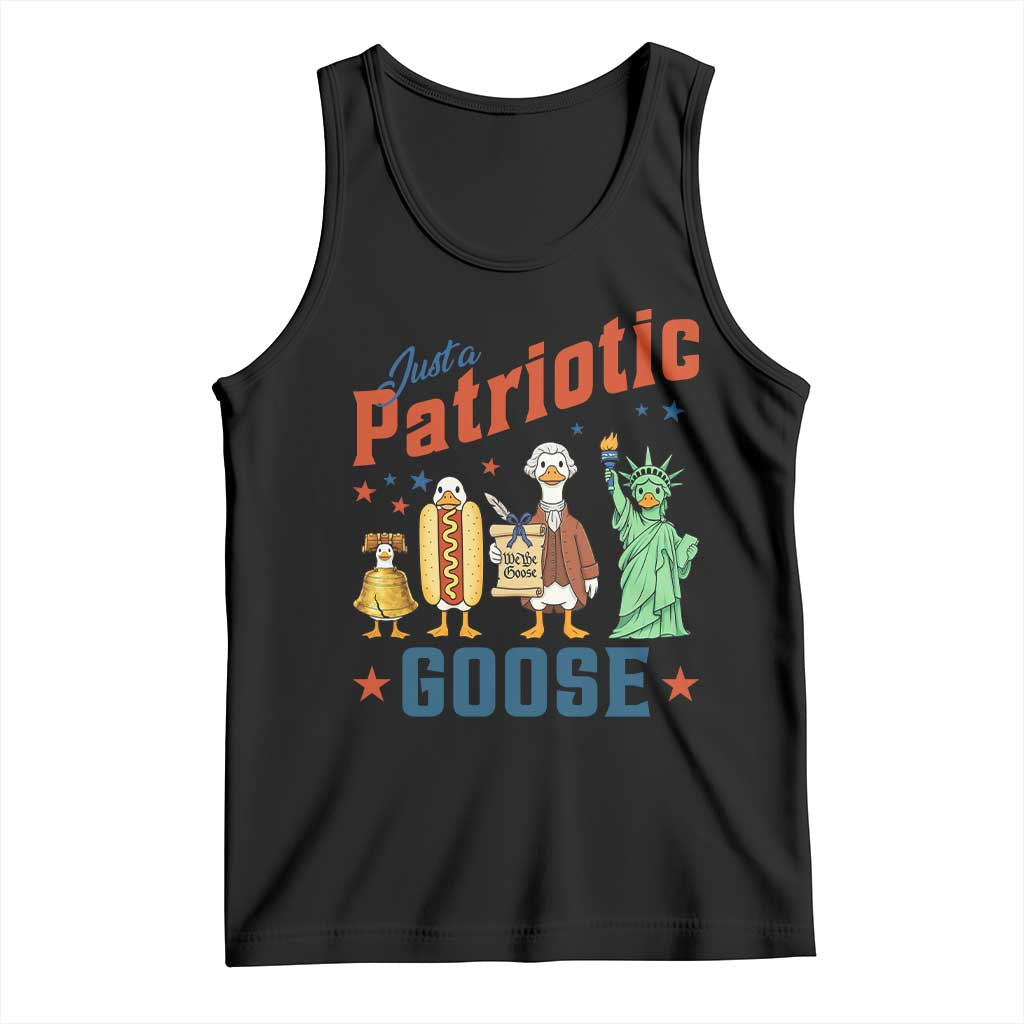 Just A Patriotic Goose Tank Top America 250th Anniversary