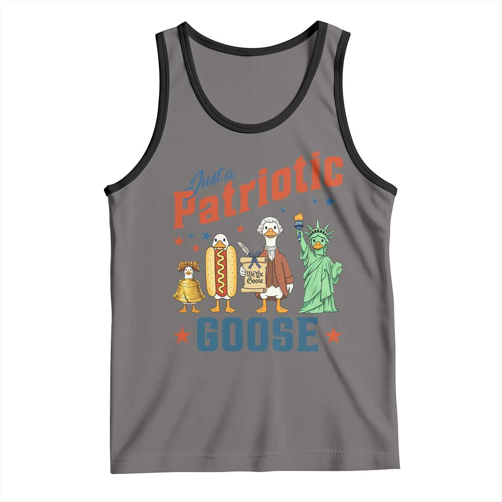 Just A Patriotic Goose Tank Top America 250th Anniversary