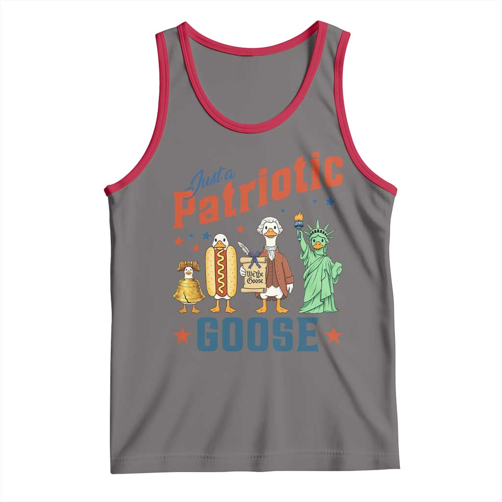 Just A Patriotic Goose Tank Top America 250th Anniversary