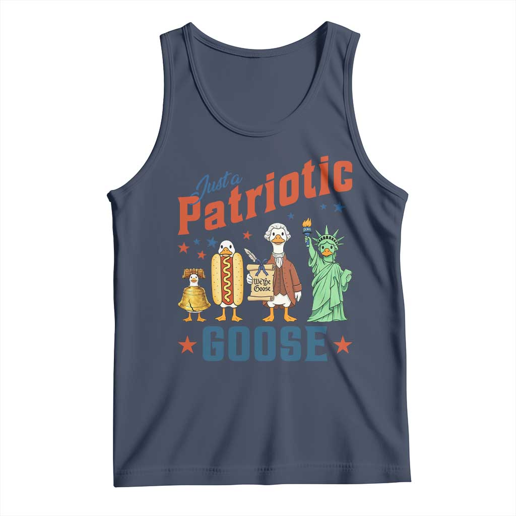 Just A Patriotic Goose Tank Top America 250th Anniversary