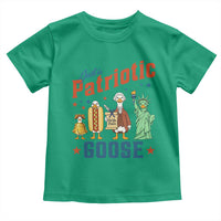 Just A Patriotic Goose Toddler T Shirt America 250th Anniversary