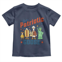 Just A Patriotic Goose Toddler T Shirt America 250th Anniversary