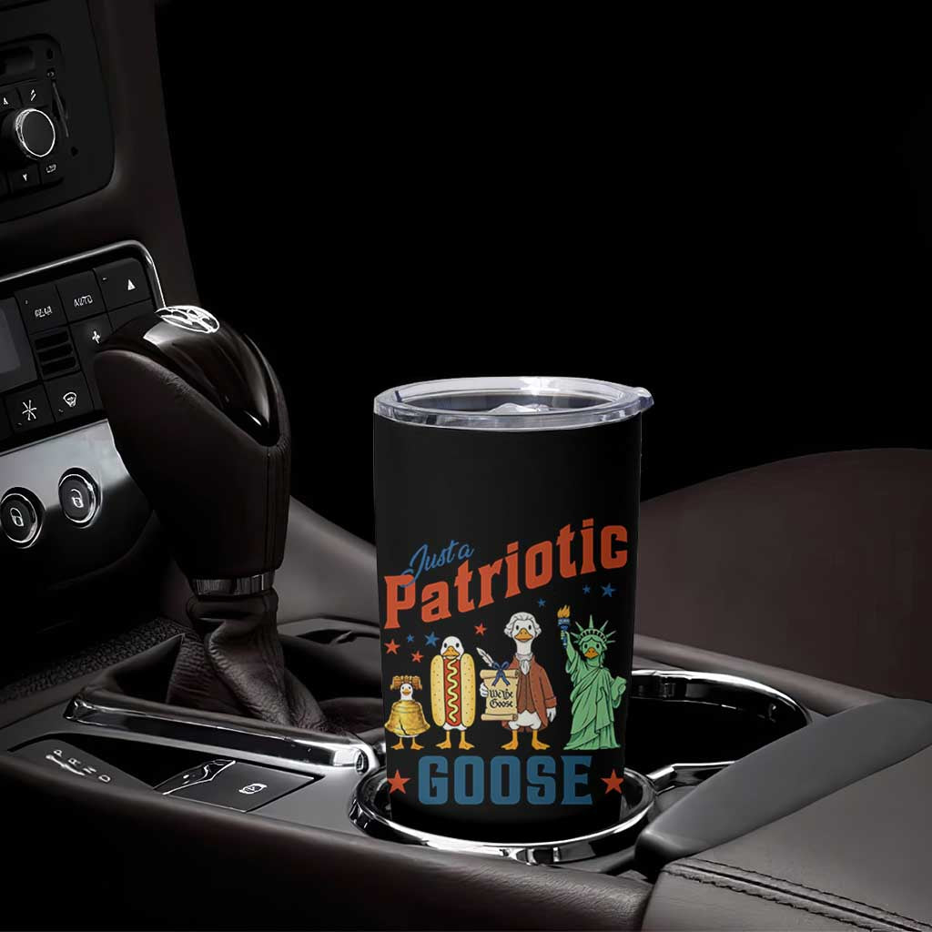 Just A Patriotic Goose Tumbler Cup America 250th Anniversary