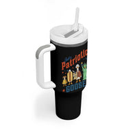 Just A Patriotic Goose Tumbler With Handle America 250th Anniversary