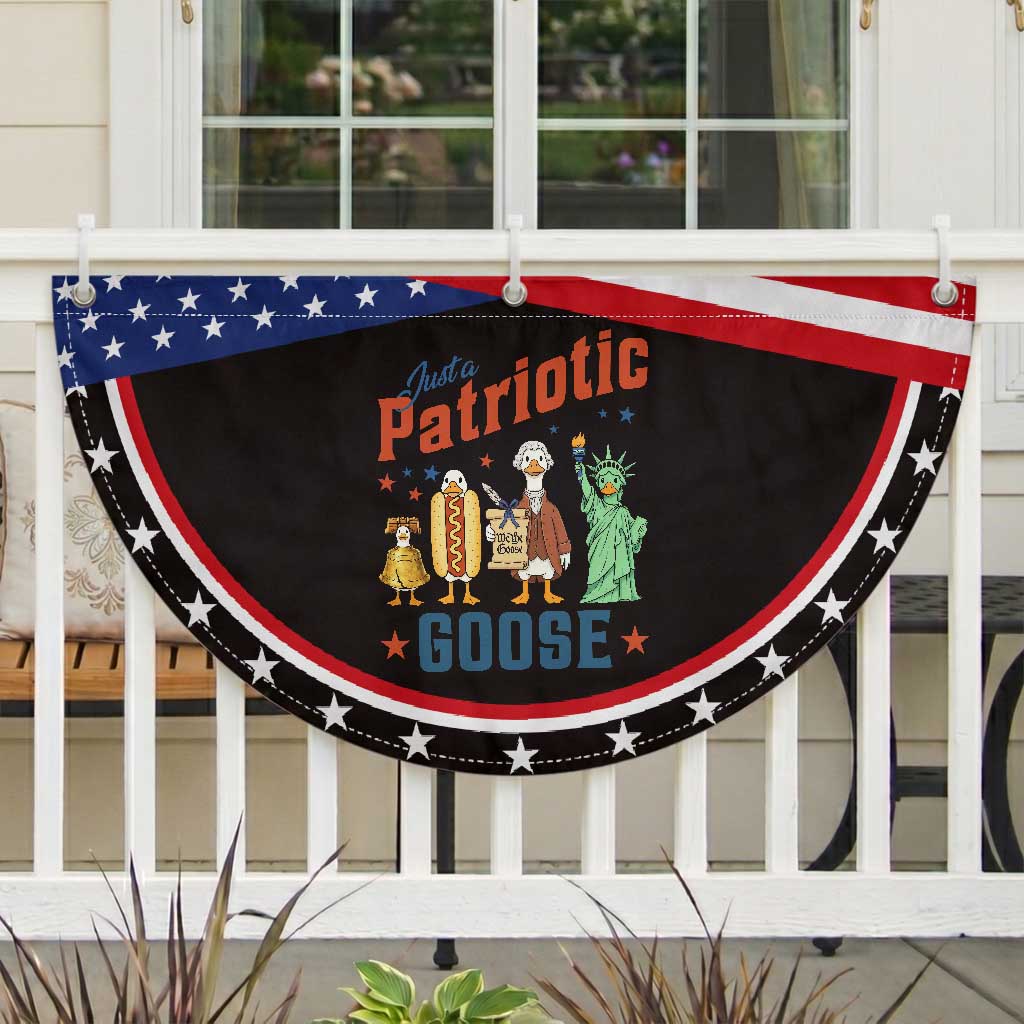 Just A Patriotic Goose Patriotic Fan Flag USA 250th Anniversary