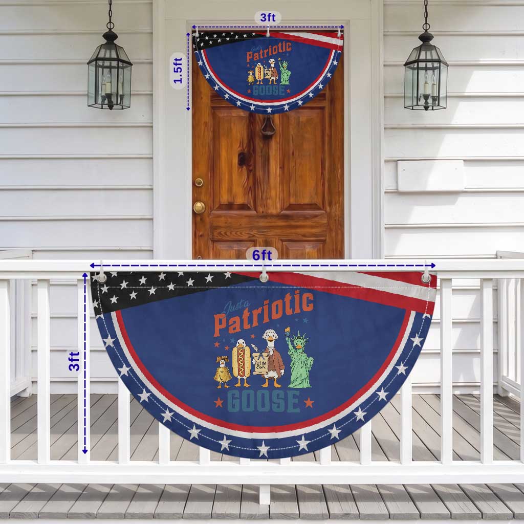 Just A Patriotic Goose Patriotic Fan Flag USA 250th Anniversary