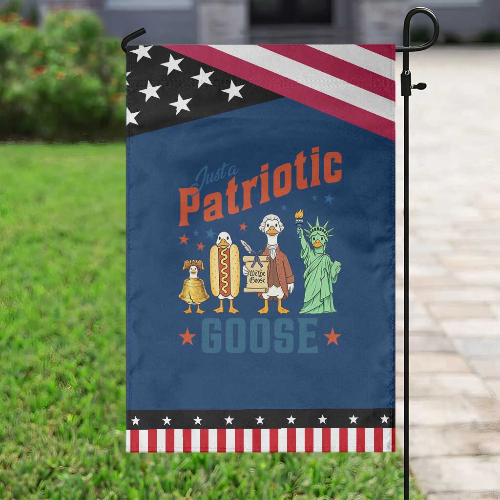 Just A Patriotic Goose Garden Flag America 250th Anniversary