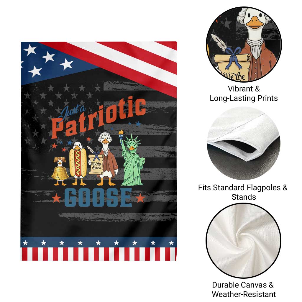Just A Patriotic Goose Garden Flag America 250th Anniversary
