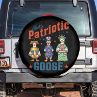 Just A Patriotic Goose Spare Tire Cover Funny Freedom Goose Patriotic