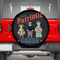 Just A Patriotic Goose Spare Tire Cover Funny Freedom Goose Patriotic