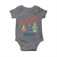 Just A Patriotic Goose Baby Onesie Funny Freedom Goose Patriotic