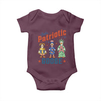 Just A Patriotic Goose Baby Onesie Funny Freedom Goose Patriotic