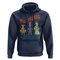 Just A Patriotic Goose Hoodie Funny Freedom Goose Patriotic