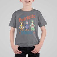 Just A Patriotic Goose T Shirt For Kid Funny Freedom Goose Patriotic