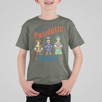 Just A Patriotic Goose T Shirt For Kid Funny Freedom Goose Patriotic