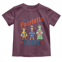 Just A Patriotic Goose Toddler T Shirt Funny Freedom Goose Patriotic