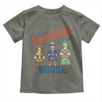 Just A Patriotic Goose Toddler T Shirt Funny Freedom Goose Patriotic