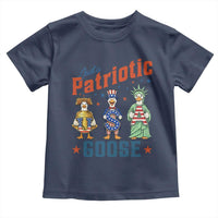 Just A Patriotic Goose Toddler T Shirt Funny Freedom Goose Patriotic