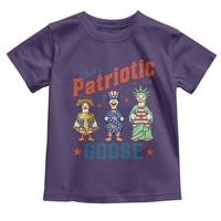 Just A Patriotic Goose Toddler T Shirt Funny Freedom Goose Patriotic