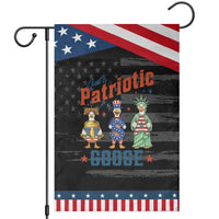 Just A Patriotic Goose Garden Flag Funny Freedom Goose Patriotic