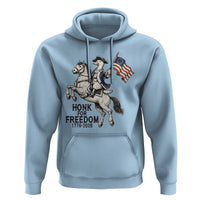Funny Patriotic Goose Cowboy Hoodie Honk For Freedom