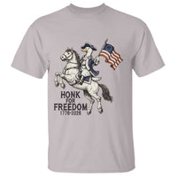Funny Patriotic Goose Cowboy T Shirt Honk For Freedom