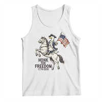 Funny Patriotic Goose Cowboy Tank Top Honk For Freedom