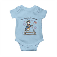 Funny Patriotic Goose Baby Onesie Off To Celebrate 250 Years