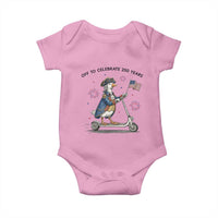 Funny Patriotic Goose Baby Onesie Off To Celebrate 250 Years