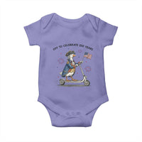 Funny Patriotic Goose Baby Onesie Off To Celebrate 250 Years