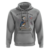 Funny Patriotic Goose Hoodie Off To Celebrate 250 Years