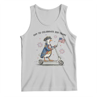 Funny Patriotic Goose Tank Top Off To Celebrate 250 Years