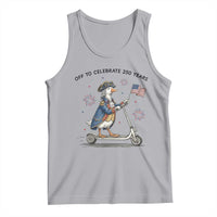 Funny Patriotic Goose Tank Top Off To Celebrate 250 Years