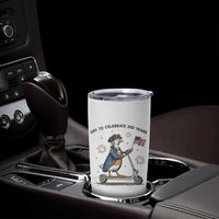 Funny Patriotic Goose Tumbler Cup Off To Celebrate 250 Years
