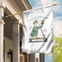 Funny Goose Statue Of Liberty Garden Flag Off To Celebrate 250 Year