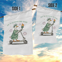 Funny Goose Statue Of Liberty Garden Flag Off To Celebrate 250 Year