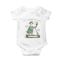 Funny Goose Statue Of Liberty Baby Onesie Off To Celebrate 250 Year