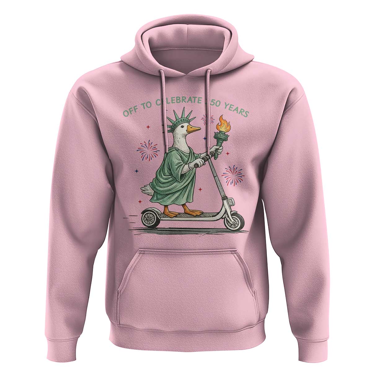 Funny Goose Statue Of Liberty Hoodie Off To Celebrate 250 Year