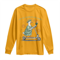 Funny Goose Statue Of Liberty Long Sleeve Shirt Off To Celebrate 250 Year
