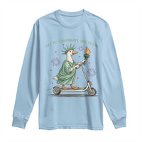 Funny Goose Statue Of Liberty Long Sleeve Shirt Off To Celebrate 250 Year