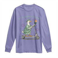 Funny Goose Statue Of Liberty Long Sleeve Shirt Off To Celebrate 250 Year