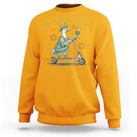 Funny Goose Statue Of Liberty Sweatshirt Off To Celebrate 250 Year